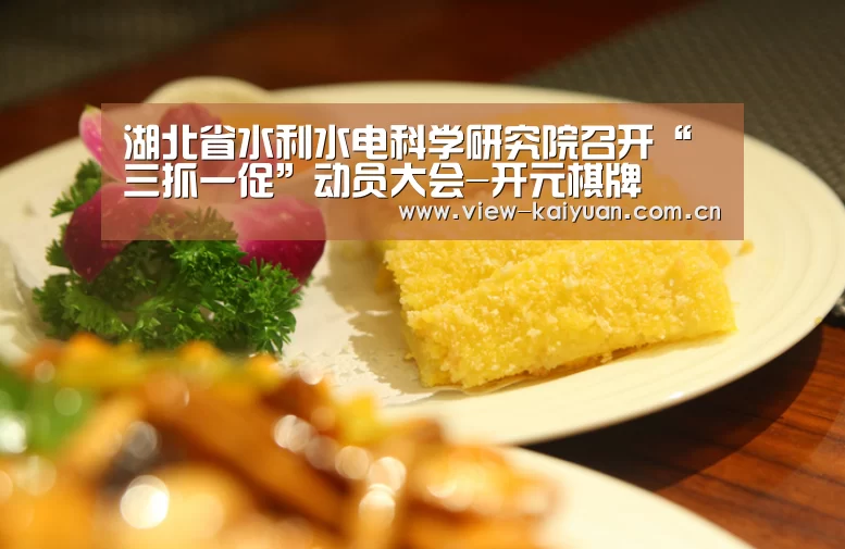 湖北省水利水电科学研究院召开“三抓一促”动员大会-开元棋牌(图1) 开元棋牌官方下载